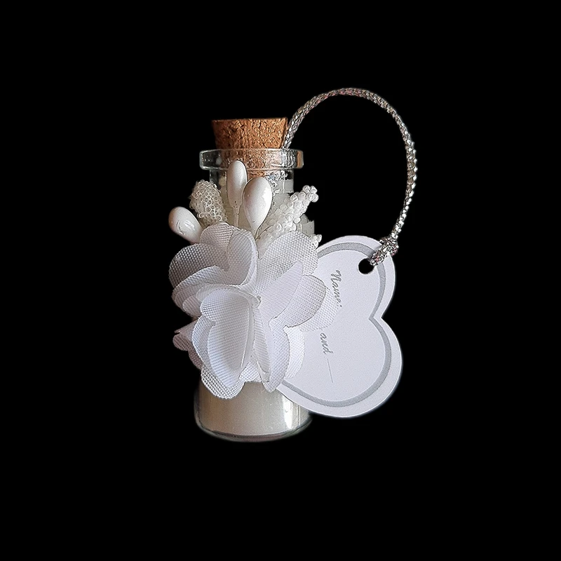 گیفت مدل ویال شمع طرح گل بسته 10 عددی