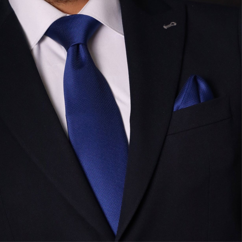 ست کراوات و دستمال جیب مردانه نسن طرح آکسفورد مدل S47