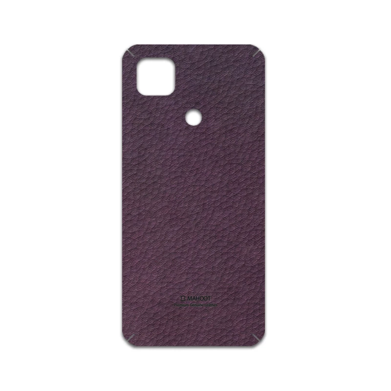برچسب پوششی ماهوت مدل Purple-Leather مناسب برای گوشی موبایل شیائومی Redmi 9C NFC
