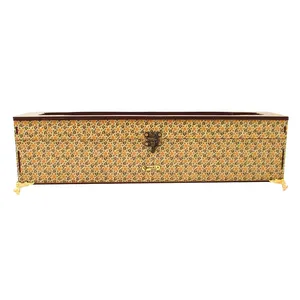 جعبه ساعت پارلا گوهر طرح خاتم کد 3185