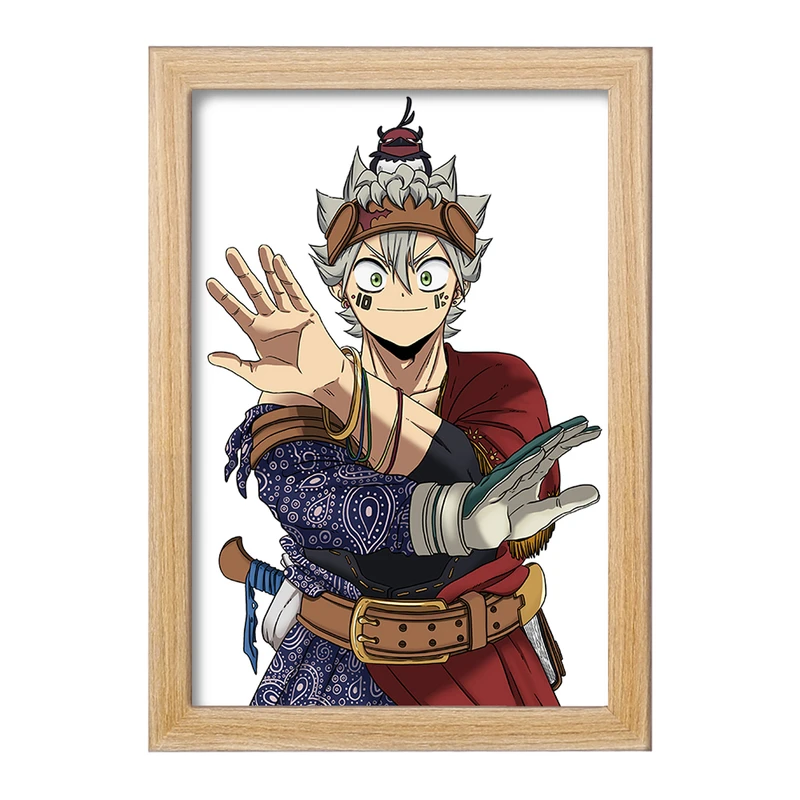 تابلو خندالو مدل آستا انیمه بلک کلاور Black Clover  کد 10254