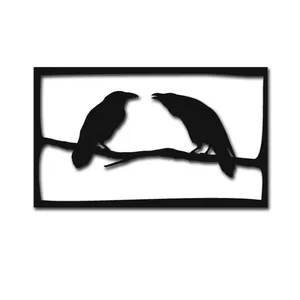 دیوارکوب طرح کلاغ مدل an-s05