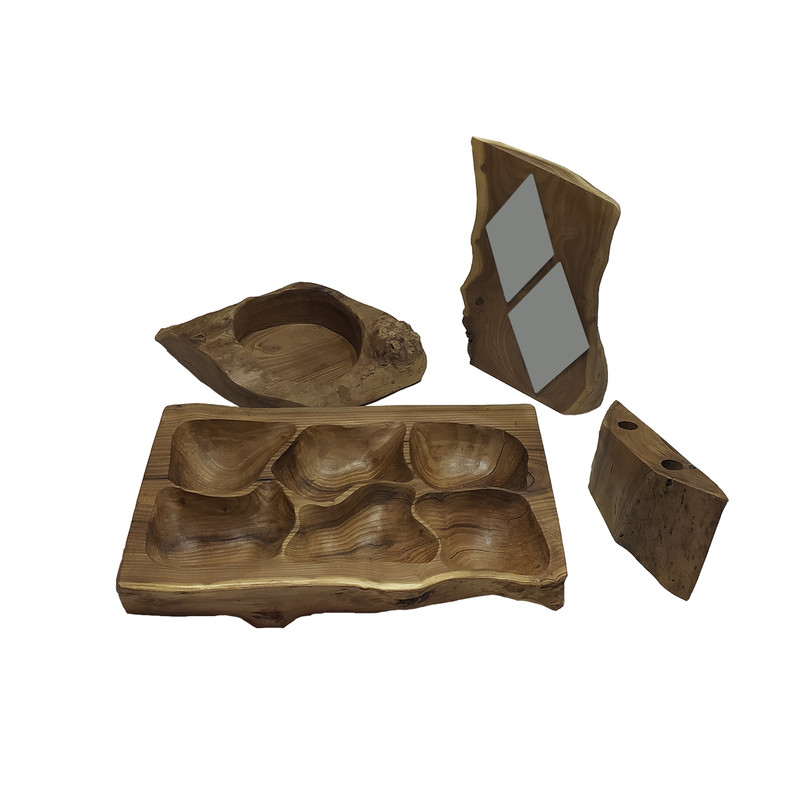 مجموعه ظروف هفت سین 4 پارچه مدل B322