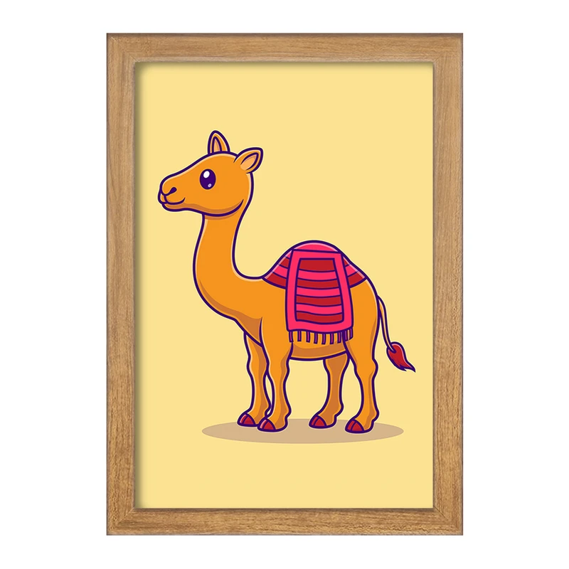تابلو خندالو مدل حیوانات بامزه شتر کد 29653