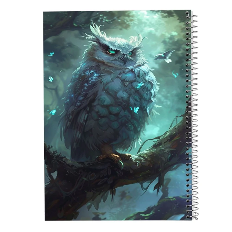 دفتر شطرنجی 50 برگ مدوپد طرح پرنده کد DF15251