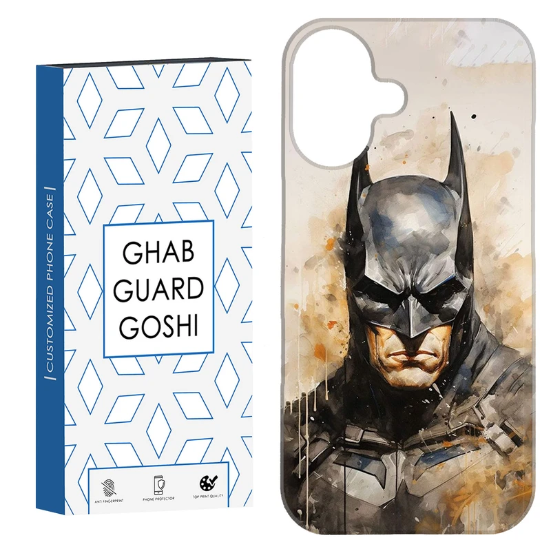 کاور قاب گارد گوشی طرح بتمن کد Dimo-377 مناسب برای گوشی موبایل اپل Iphone 16
