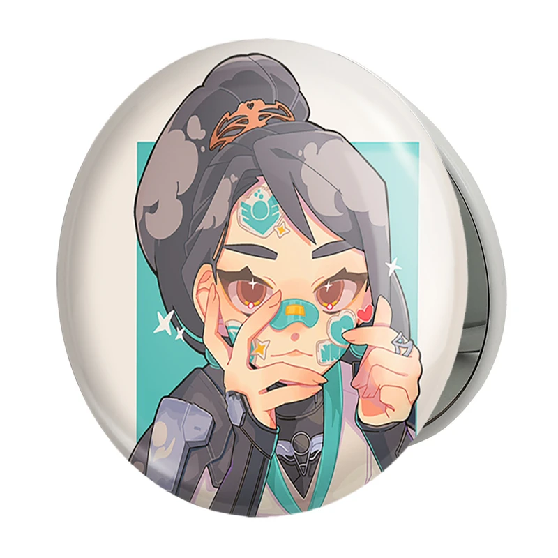 آینه جیبی خندالو طرح بازی ولورانت (Valorant) مدل تاشو کد 33110