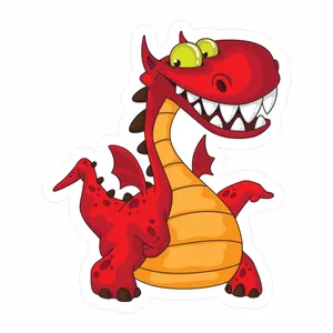 برچسب بدنه خودرو طرح اژدها Dragon کد 156