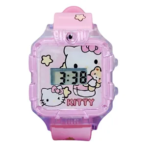 ساعت مچی دیجیتال دخترانه مدل P17 طرح هلو کیتی