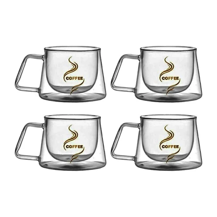 فنجان مدل دوجداره مجموعه چهار عددی