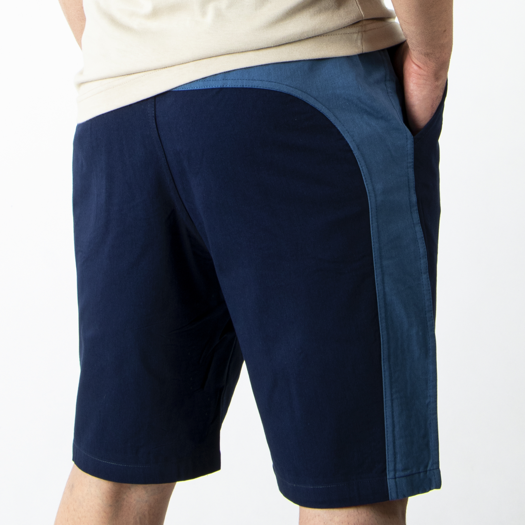 ست تی شرت و شلوارک مردانه آریان نخ باف مدل 17625