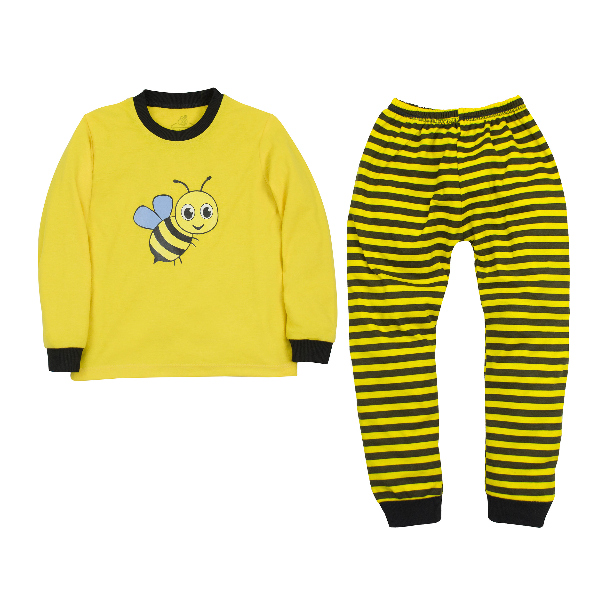 ست تی شرت و شلوار بچگانه سپیدپوش مدل زنبور کد 80101