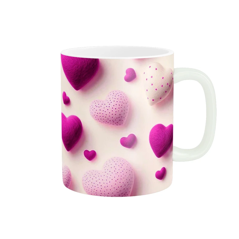 ماگ پاد آفرین طرح قلب کد 4525