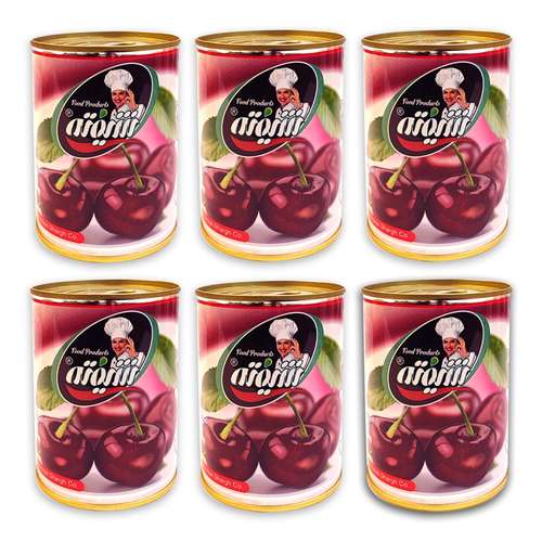 کمپوت گیلاس شیفته - 370 گرم بسته 6 عددی
