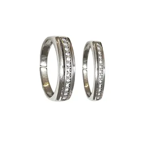 ست انگشتر نقره زنانه و مردانه مدل Ring142