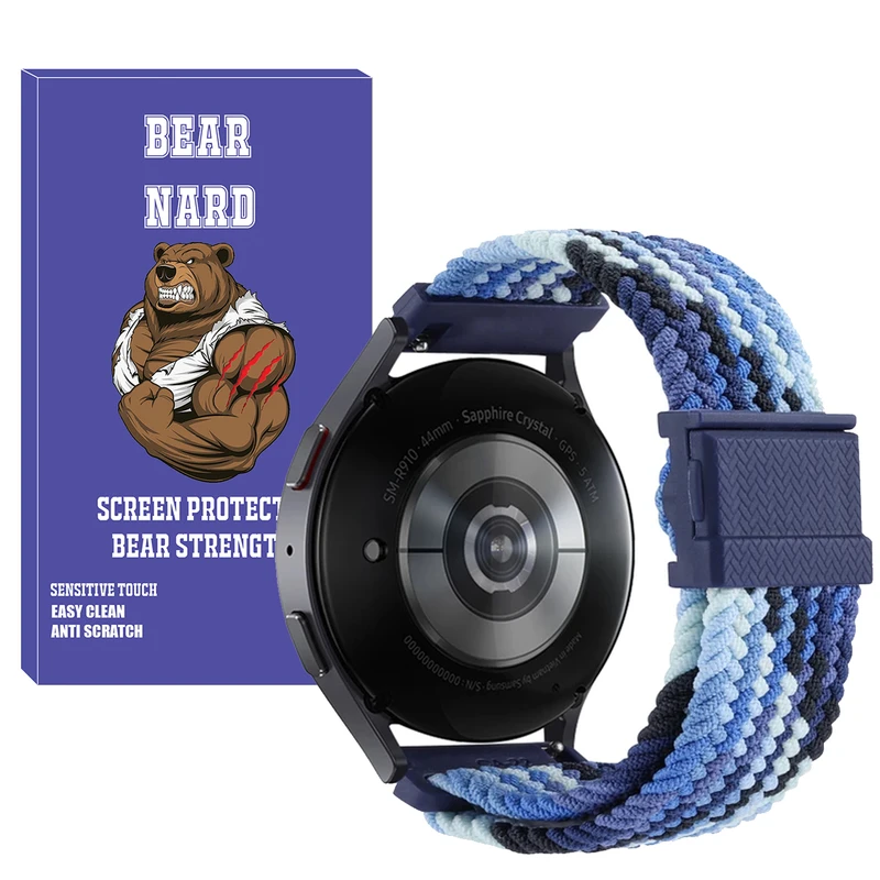 بند برنارد مدل Braided Magnet BR TW مناسب برای ساعت هوشمند امیزفیت GTR 2 / GTR 2E / Stratos