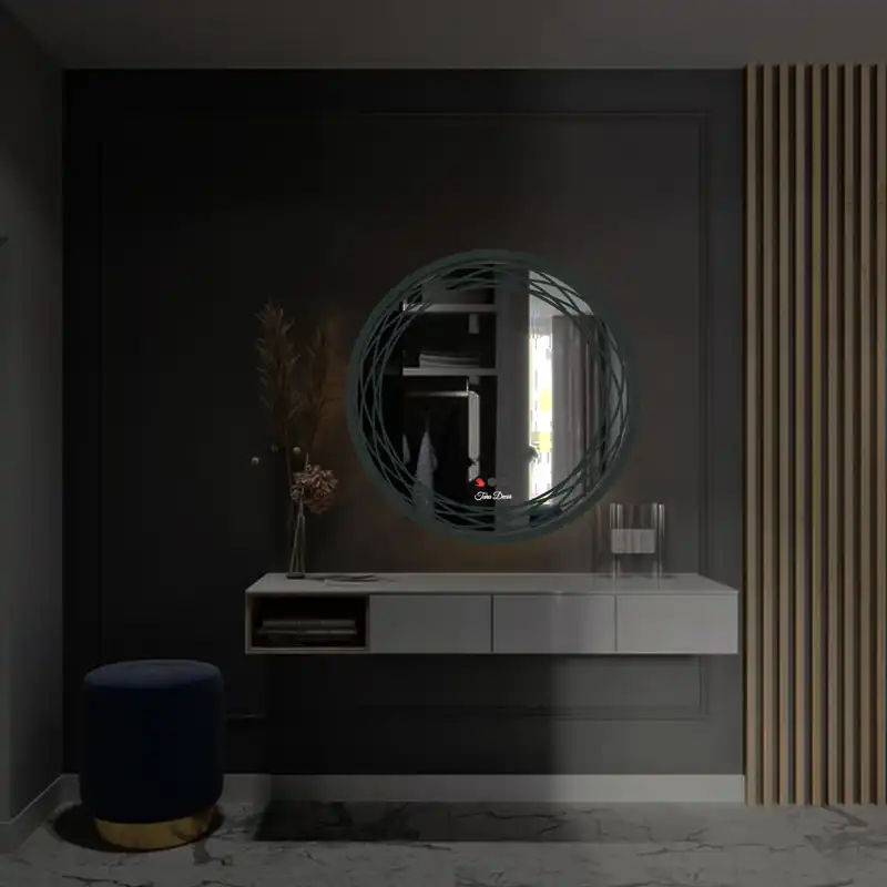 آینه سرویس بهداشتی تارا دکور مدل حرکتی کد ic104