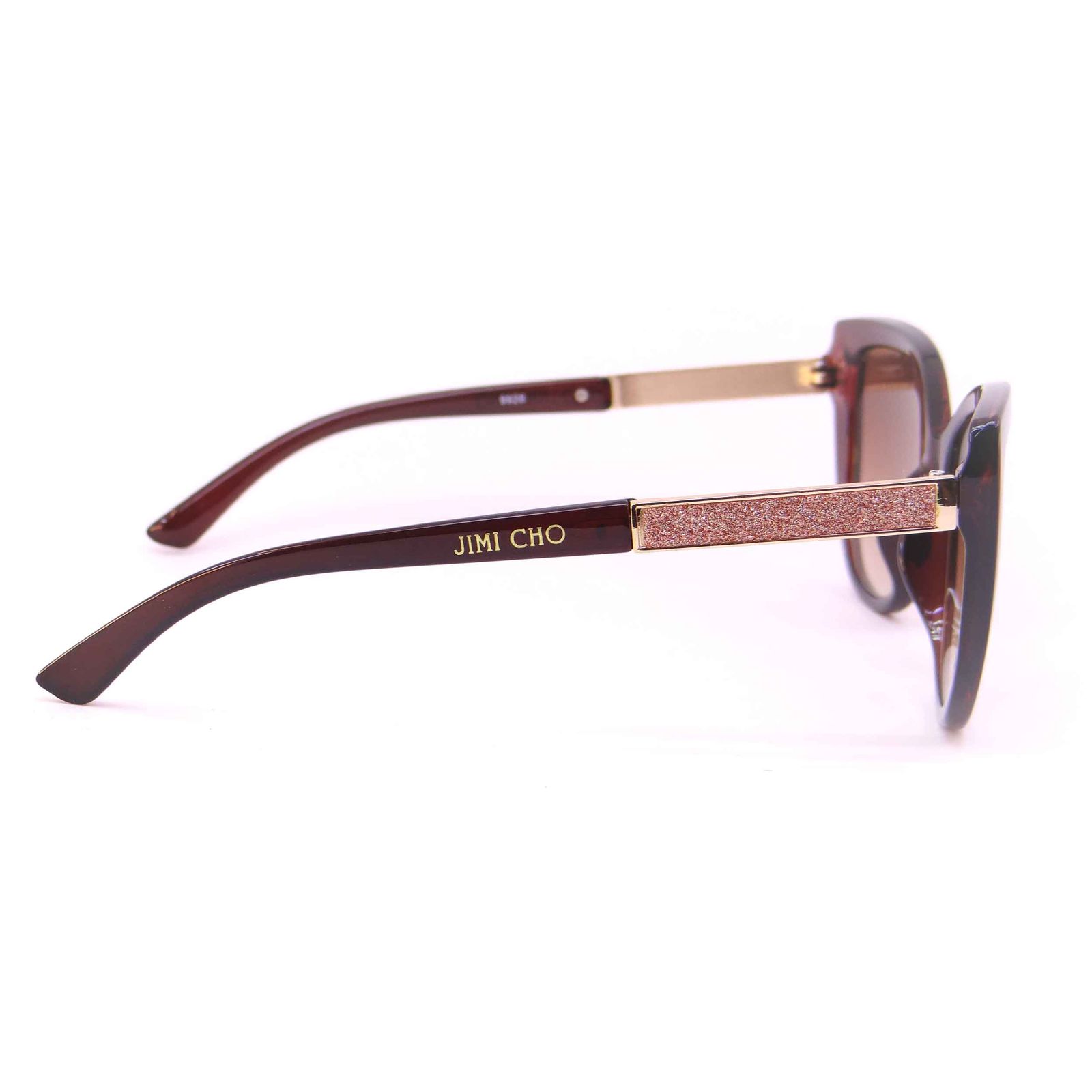 عینک آفتابی زنانه جیمی چو مدل 9926 رنگ قهوه ای -  - 4