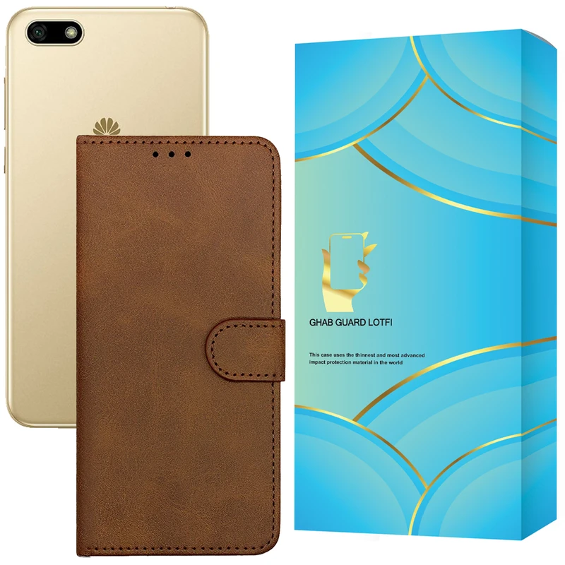 کیف کلاسوری قاب گارد لطفی مدل KKG مناسب برای گوشی موبایل هوآوی Y5 Prime 2018