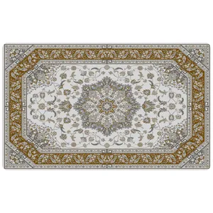 پادری مدل رویه مخمل طرح فرش کد NS210 سایز 75x45 سانتی متر