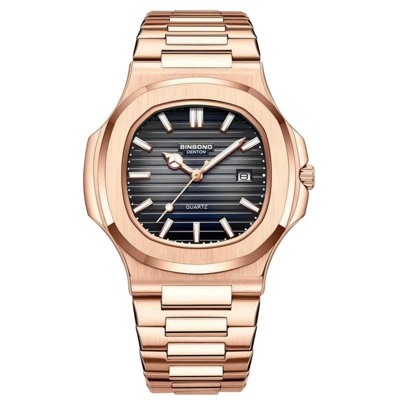 ساعت مچی عقربه‌ای مردانه کوارتز بین باند مدل کلاسیک