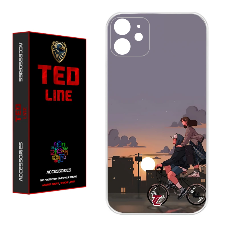 کاور تدلاین طرح عاشقانه کد 1215 مناسب برای گوشی موبایل اپل Iphone 11 