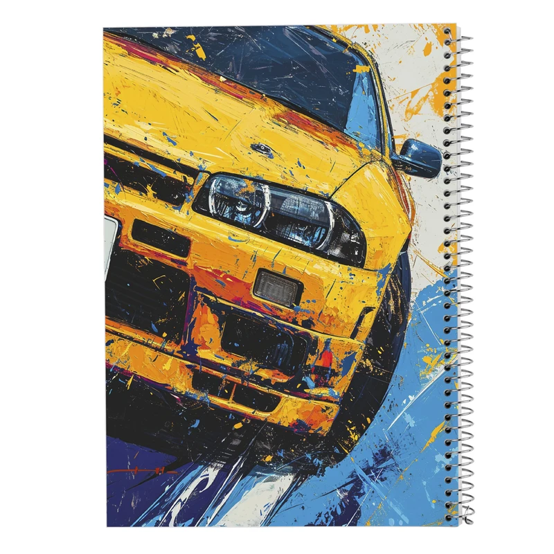 دفتر نقاشی 50 برگ مدوپد مدل need for speed کد DF13655