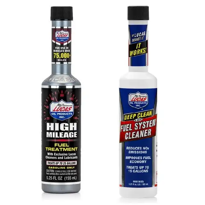 مکمل بنزین و تمیز کننده کامل سیستم سوخت لوکاس مدل New حجم 155 میلی لیتر