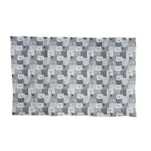 کاغذ کادو ترمه طراحان ایده مدل گربه های خاکستری کد 1399