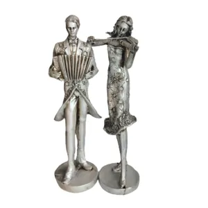 مجسمه مدل زوج نوازنده مجموعه 2 عددی