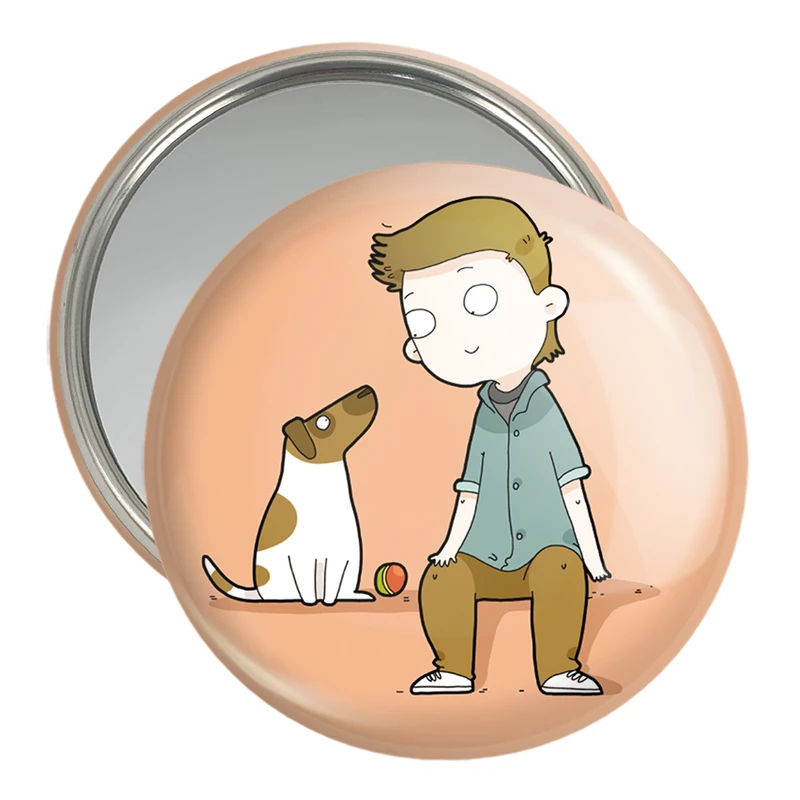 آینه جیبی خندالو مدل حمایت از حیوانات کد 27375