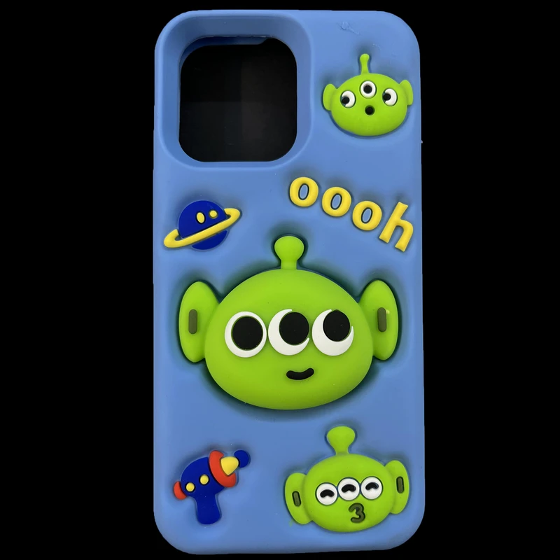 کاور مدل Alien مناسب برای گوشی موبایل اپل iphone 13 pro max / 12 pro max به همراه پایه نگهدارنده