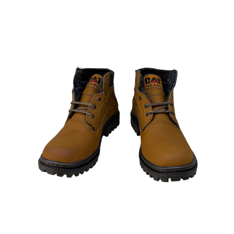 نیم بوت مردانه مدل NMKN 297 هورس رنگ خردلی