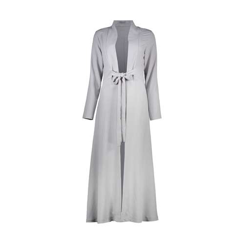 مانتو زنانه کد G9929 رنگ طوسی