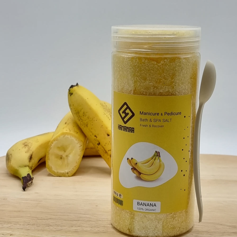 نمک حمام هامانا مدل Banana وزن 950 گرم