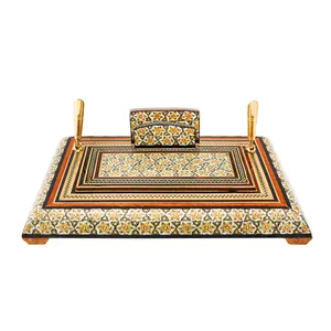 قلمدان خاتم کاری مدل اداری کد 23p15-3f4