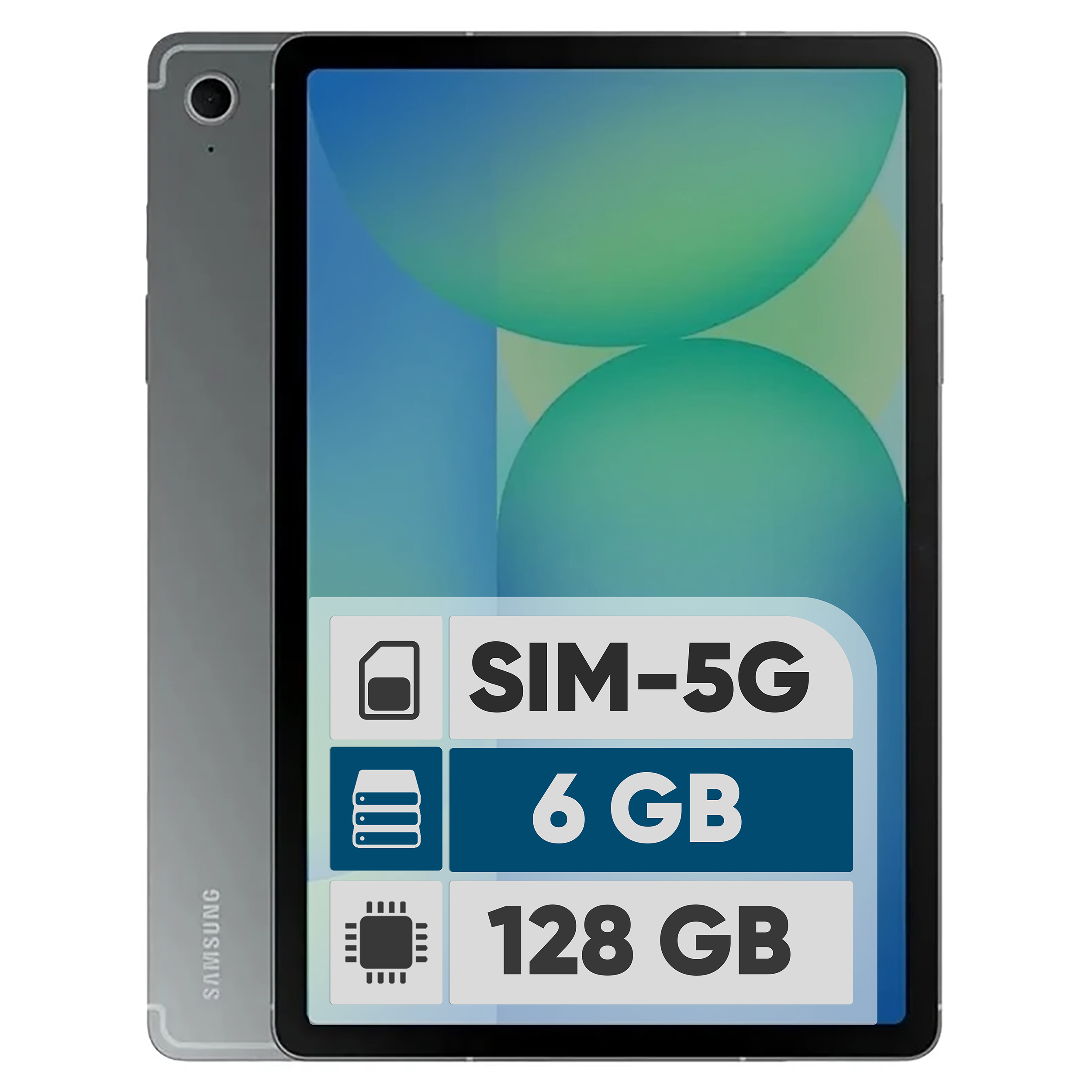تبلت 10.9 اینچ سامسونگ مدل Galaxy Tab S10 Lite 5G با ظرفیت 128 گیگابایت و رم 6 گیگابایت، قابلیت پشتیبانی از سیم کارت، رزولوشن دوربین اصلی 8 مگاپیکسل، پشتیبانی از قلم