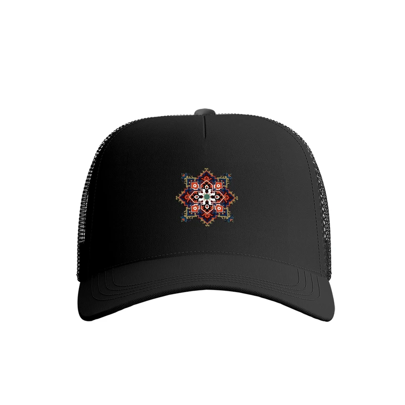 کلاه کپ پاد آفرین مدل نقش و نگار ایرانی کد 346