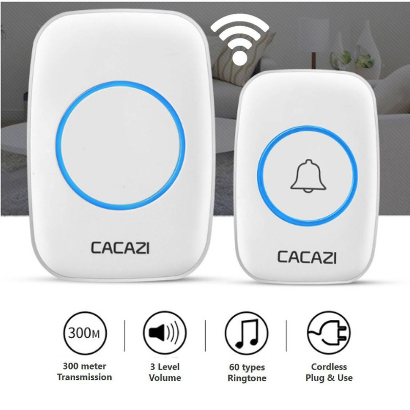 زنگ بی سیم کاکازی مدل A10W مجموعه سه عددی