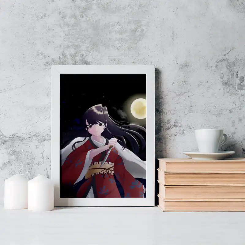 تابلو خندالو مدل انیمه کومی سان کد 16100