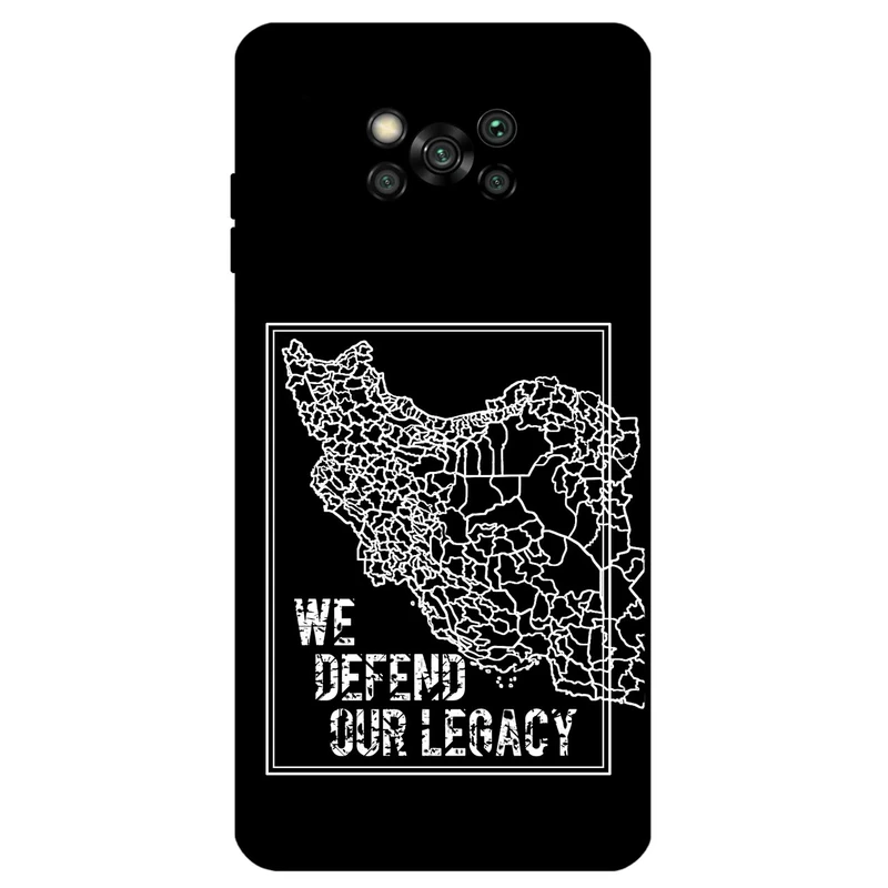 کاور مگافون طرح ایران مدل 1886 مناسب برای گوشی موبایل شیائومی Poco X3 / X3 NFC / X3 Pro  