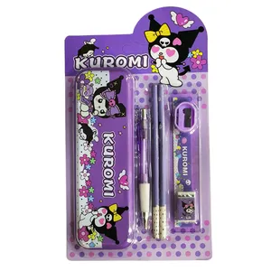 بسته لوازم تحریر مدل کرومی مجموعه 7 عددی