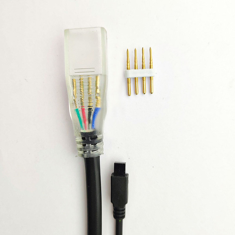 ریموت مدل کنترل ریسه شلنگی RGB بسته 2 عددی