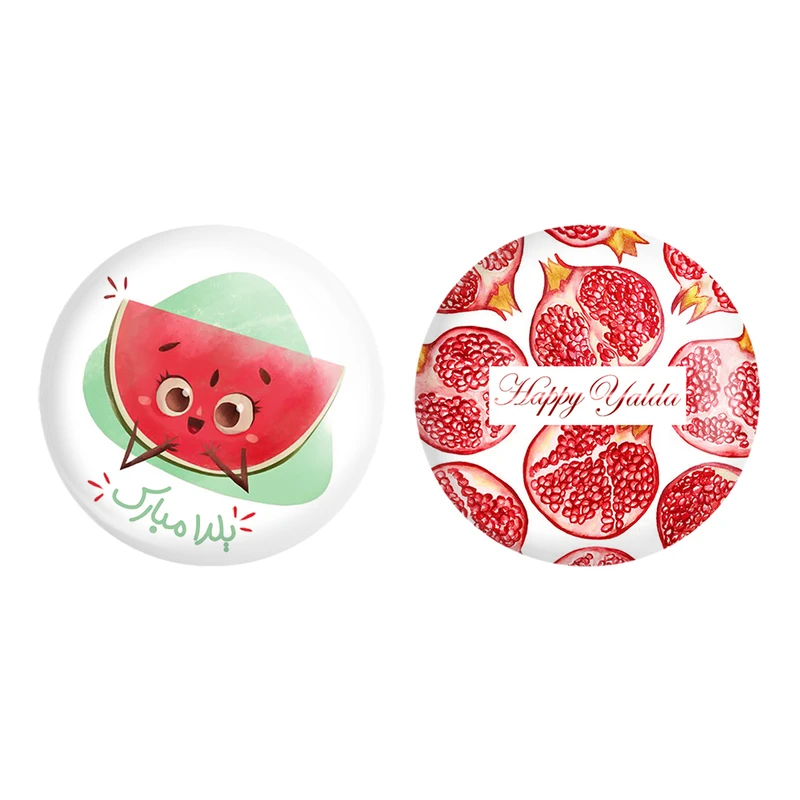 مگنت خندالو طرح شب یلدا کد 31773178 مجموعه 2 عددی