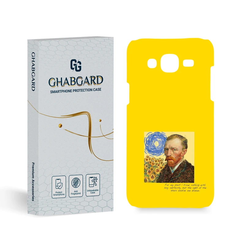 کاور گارد قاب مدل هنری مناسب برای گوشی موبایل سامسونگ Galaxy J7 2015 / J700 