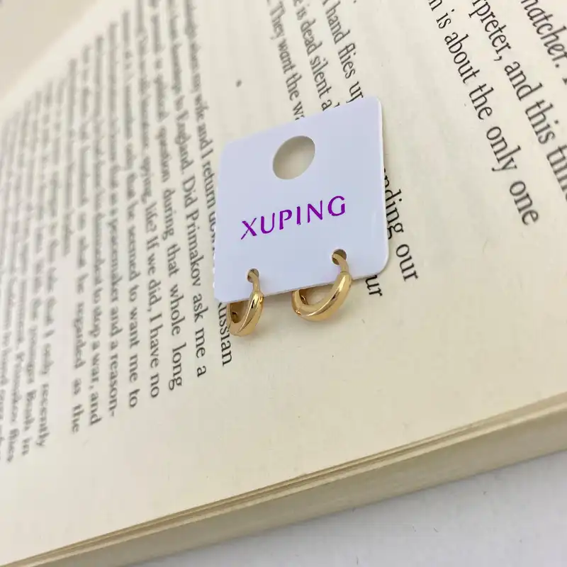 گوشواره زنانه ژوپینگ مدل حلقه ساده کد E4232