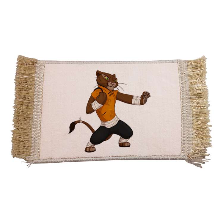 فرش ماشینی دیوارکوب مدل پاندا کونگ فو کار کد 92