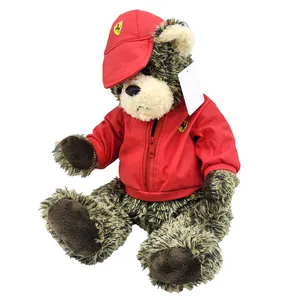 عروسک ناب سل مدل خرس سویشرت شمعی ارتفاع 40 سانتی متر