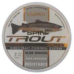 نخ ماهیگیری اوساکو مدل spin trout سایز 0.40 میلی متر
