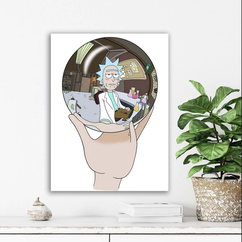 تابلو شاسی آتریسا مدل ریک اند مورتی Rick and Morty